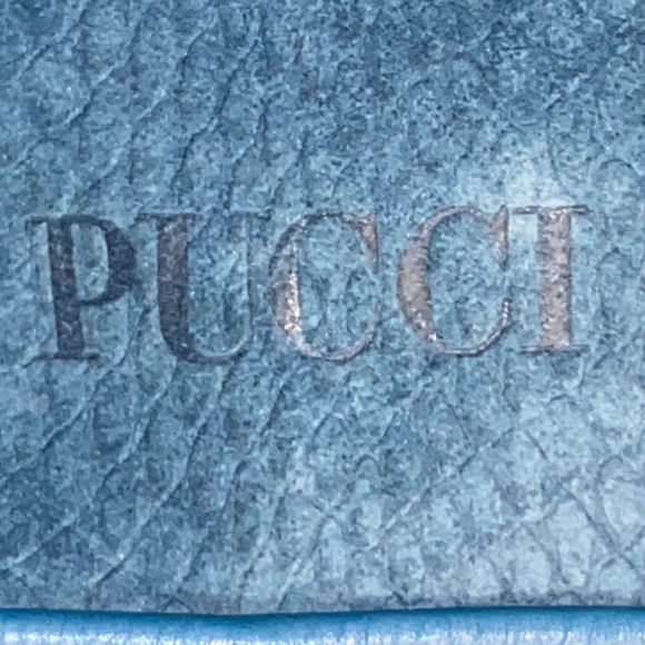 Stunning Large Emilio Pucci Turquoise Blue Suede Fringe Handbag - Picture 6 of 16